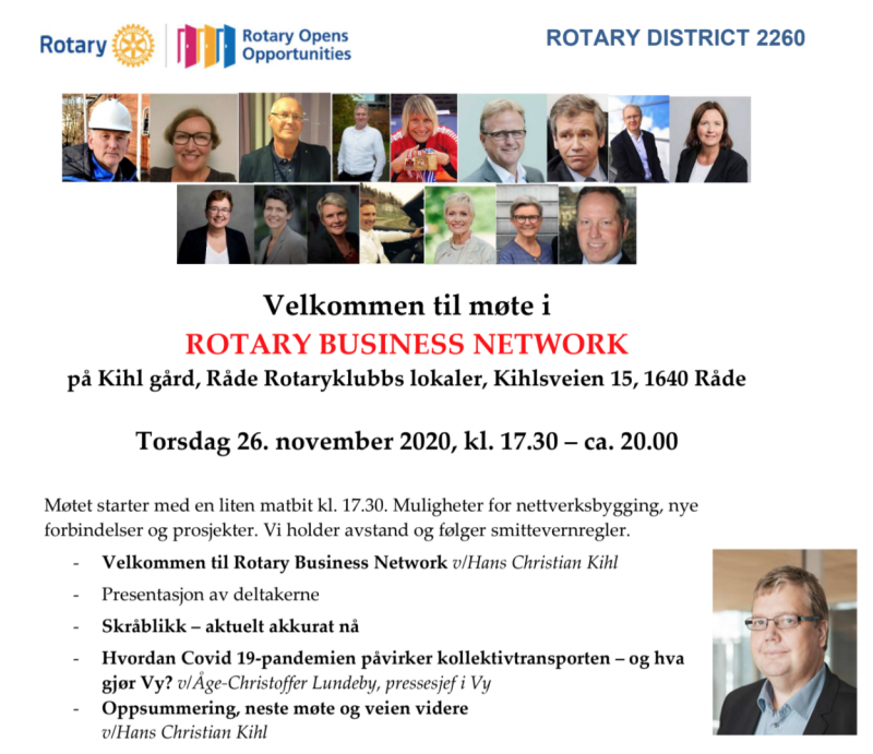 Nytt møte i rotary business network