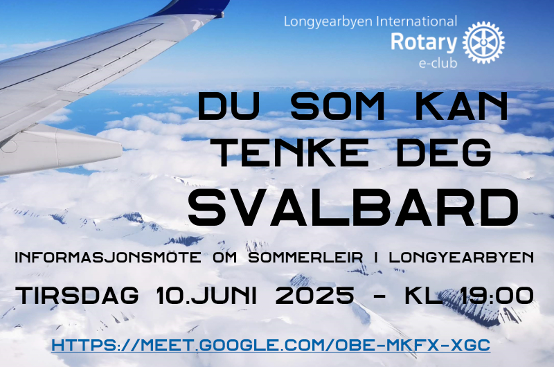 INFORMASJONSMØTE - Webinar om SOMMERLEIR på SVALBARD TIRSDAG 10. JUNI 2025 KL 19:00 - 20:30
