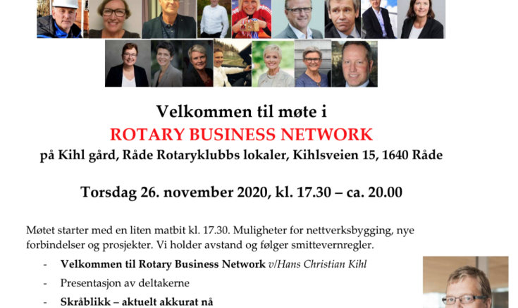 Nytt møte i rotary business network